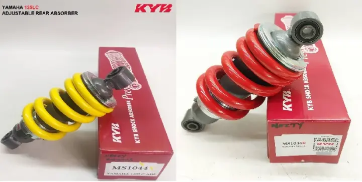 100 Kyb Kayaba Yamaha Lc135 Lc 135 135lc Adjustable Rear Belakang Shock Absorber Monoshock Racing Motorcycle Parts Lazada