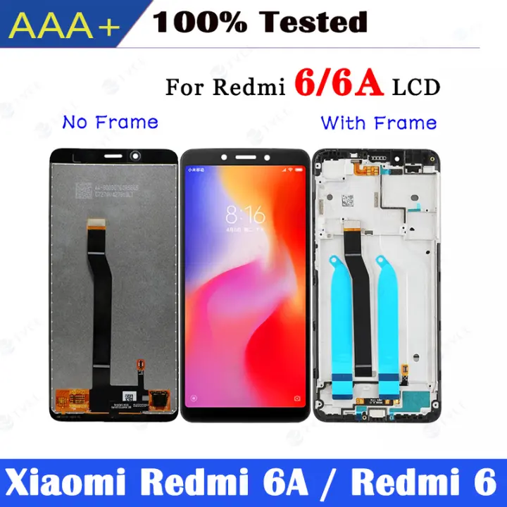 Tvcc Original Lcd For Xiaomi Redmi 6a Lcd Redmi 6 Lcd Touch Screen And Digitizer Assembly Frame Replacement Part For Xiaomi Redmi 6a Redmi 6 Lazada Singapore