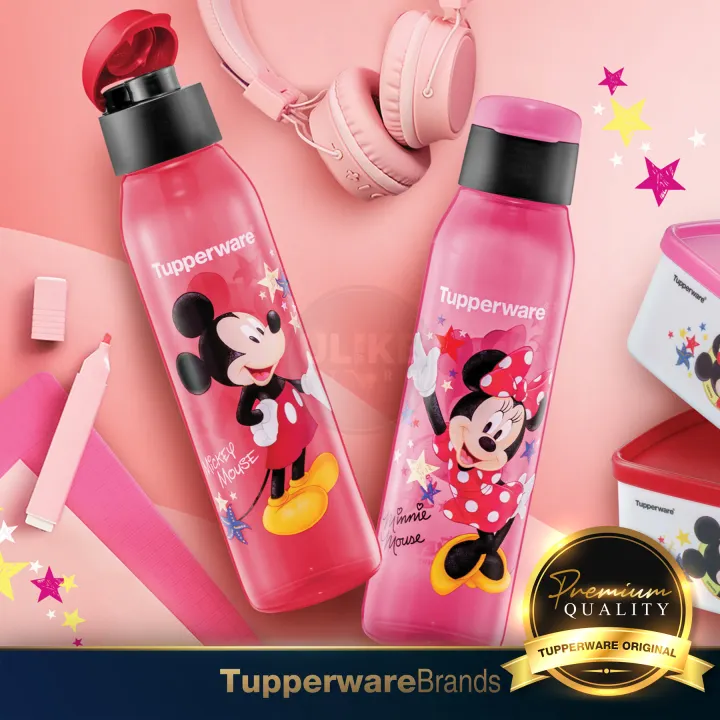 READY STOCK !!! Tupperware Mickey & Minnie Eco Bottle Set / Unicorn Collection Set / Limited Edition / Air Botol