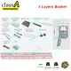 ClassAHW ECOWARE Side Tall Larder Tandem Basket 5 Layer 4 Layer PREMIUM Grade Space Series Multifunction Soft Close Rack. 