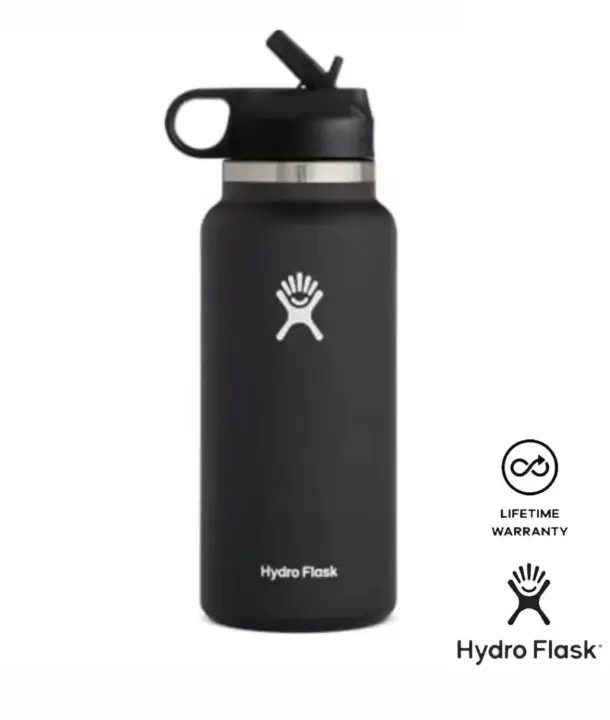 Authentic Hydro Flask 40 oz. 32 oz. 21 oz. 1L Water Bottle with Straw Lid Sip - Stainless Steel, Reusable, Vacuum Insulated- Wide Mouth Sport water bottle 40oz 32oz 21oz ready stock hydroflask