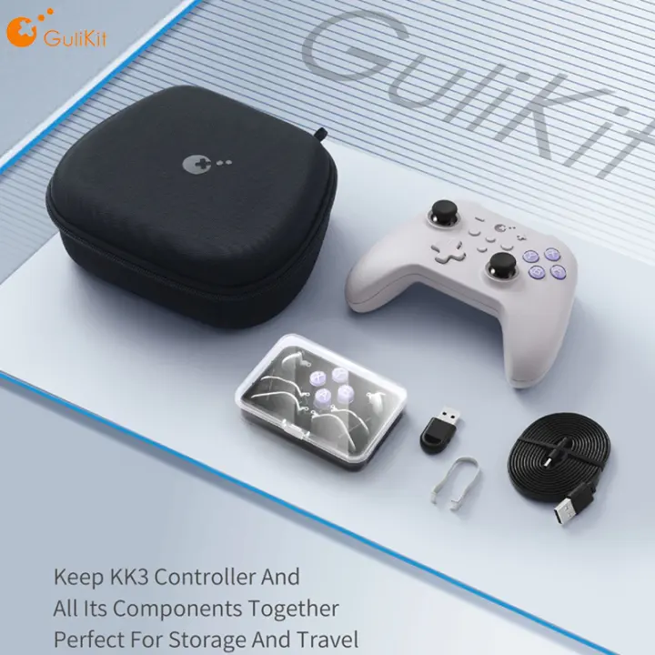 GuliKit KK3 Controller Carrying Case Compatible with KK3 ULTRA/KK3 MAX/KK3 PRO/GuliKit KingKong 2 Pro/KK2 Pro Bag Shell Xbox Series S‌/Xbox Series X/Xbox One S/Xbox One X/Xbox 360 Controllers Gamepad Storage Case GuliKit NS52 Travel Case Storage Box
