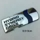 3D Metal HYBRID Car Sticker Emblem Badge For Hybrid Logo Toyota. 