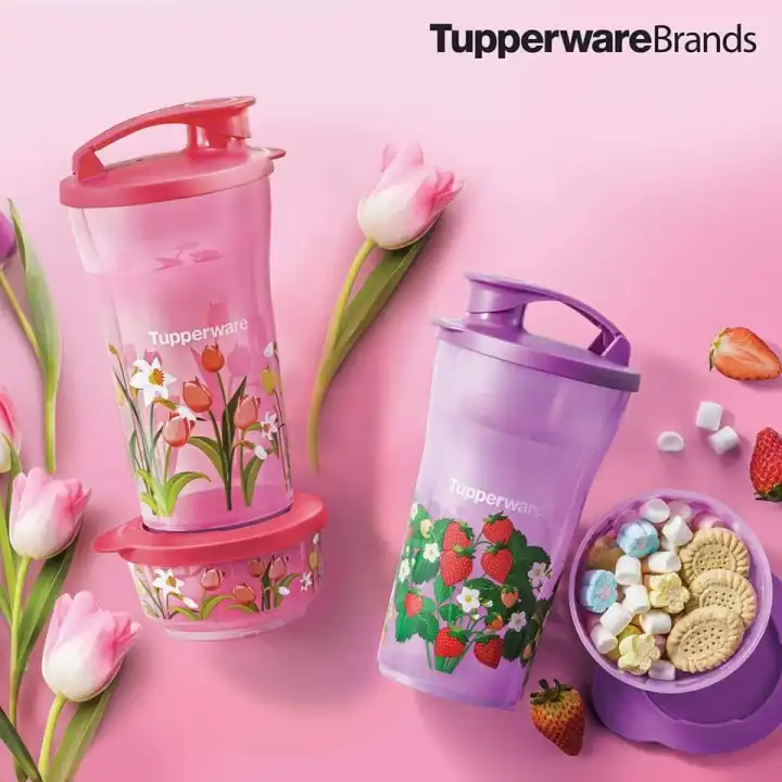 Tupperware Quench & Snack Set