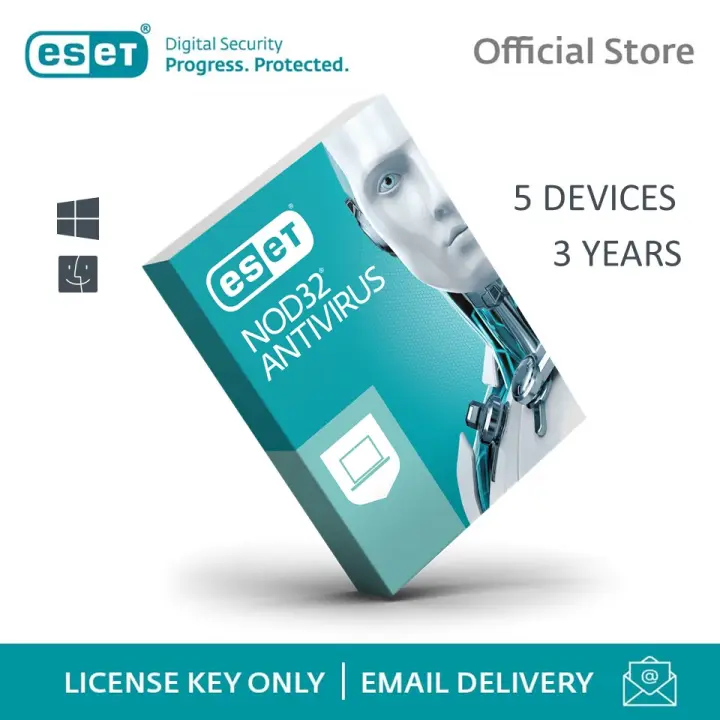ESET NOD32 Antivirus 5 Devices 3 Years - License Key Only