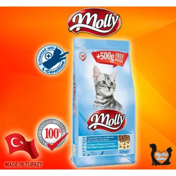 Beli molly cat food for kitten Pada Harga Terendah  Lazada.com.my