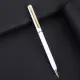 Premium Ball Point Pen 1.0mm Thin 13cm Twist 高士圆珠笔 Black White Silver. 