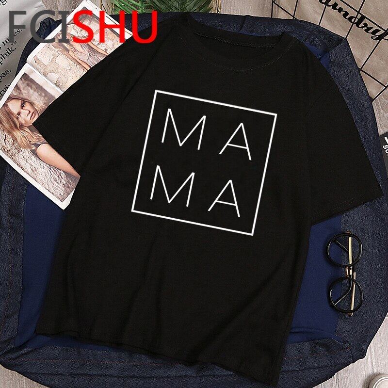 I Am Áo Thun Kawaii Vui Nhộn Mát Mẻ Áo Thun Thời Trang Đồ Họa Mama Cho Nữ Áo Thun Hoạt Hình Thẩm Mỹ 