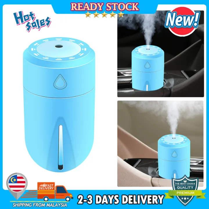 Blue Mbh Portable Ultrasonic Humidifier Air Purifier For Car And Room Lazada