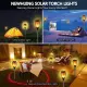 4×/Set Solar Torch Light LED Flickering Lighting Garden Path Dancing Flame Lamp -. 