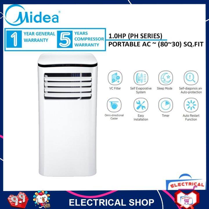 Midea Air Conditioner Portable Mph09crn1 1 0hp Aircond Mph 09crn1 Lazada