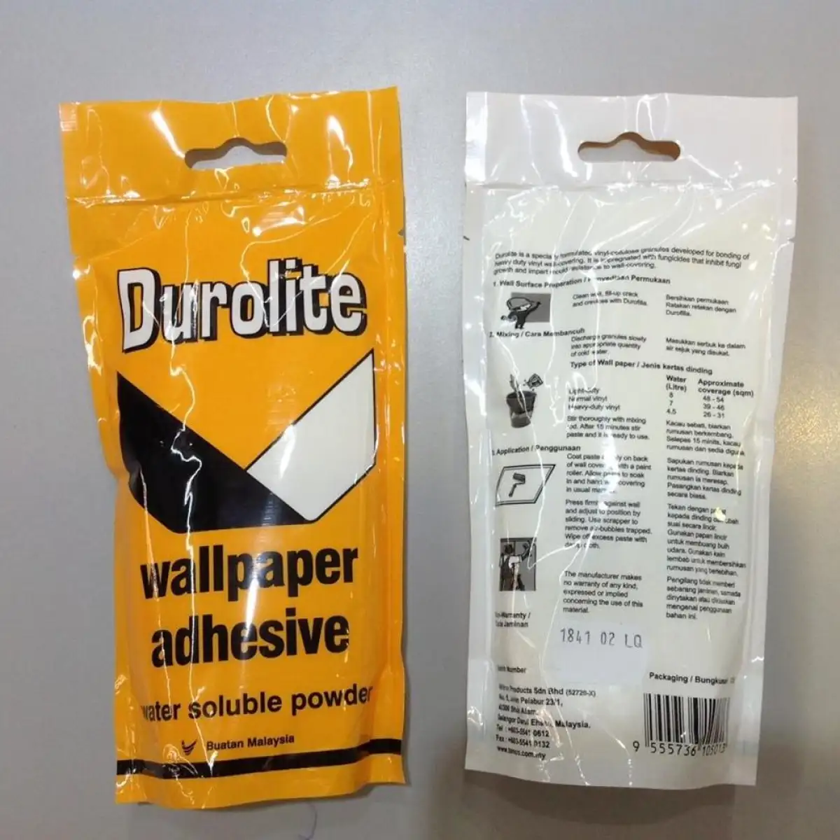 Durolite Adhesive Glue Powder For Wallpaper 125gm Lazada Durolite Adhesive Glue Powder For Wallpaper 125gm Lazada