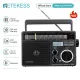 Retekess TR618 Portable AM FM SW Radio, Ultra-long Battery Life, High-quality Radio, Best Reception Radio, Supports SD, TF, USB, Suitable for Family and Elderly Use. 