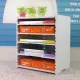 Office tabletop multilayer A4 document rack adjustable A5 paper rack file storage box. 
