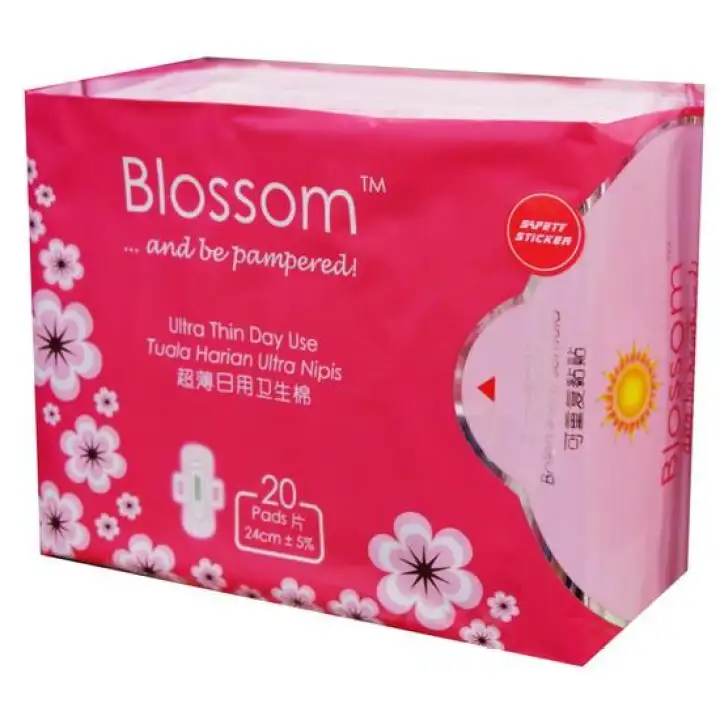 Blossom Sanitary Pad Day Use Ultra Thin W Wing 20s Bl01 Lazada