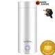 Gkoba Electric Thermos Pot, Mini Travel kettle, Travel Use Thermos Cup , thermal Insulation, thermos Bottle, can reheat any time  Free malaysia adapter 旅行养生杯， 旅行不锈钢电水壶便携式. 