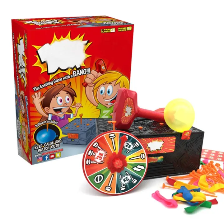 Balloon Explosion Game Toy Fun Exciting Multiplayer Board Toy For 2 4 More Players Balloon Explosion Challenge Lazada Singapore