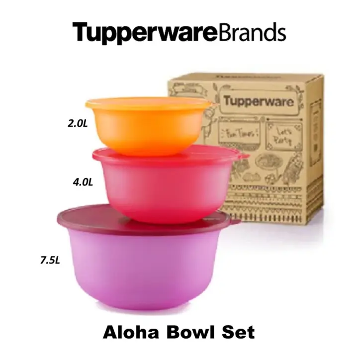 Tupperware Aloha Bowl Set