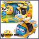 BABYBUS - Wireless Remote Control Rescue Bus Toy /Baby Bus Panda Transformation Bus Controller Melody Sound Light Vehicle Car Toys Play Set for Kids. 