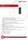 HIKVISION DS-K1T804AEF / DS-K1T804AMF Network Door Access 2.4-inch LCD Screen Support Fingerprint, Card And Password Fingerprint Access Control Terminal Device. 
