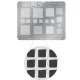 Multifunction BGA Stencil 0.3/0.35/0.4/0.5/Parallel/45 Degree Hole Universal Solder Template BGA Reballing Stencil. 