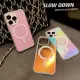 CrashStar MagSafe Colorful Transparent Shockproof Hard Phone Case For iPhone 15 14 Pro Max Plus 13 12 11 Pro Max Wireless Charging Fashion Luxury Clear Phone Casing Laser Aurora Phone Cover Shell Hot Sale. 
