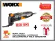 WORX WX679 UNIVERSAL & HYPERLOCK OSCILLATING MULTI TOOLS / SONICRAFTER 250W. 