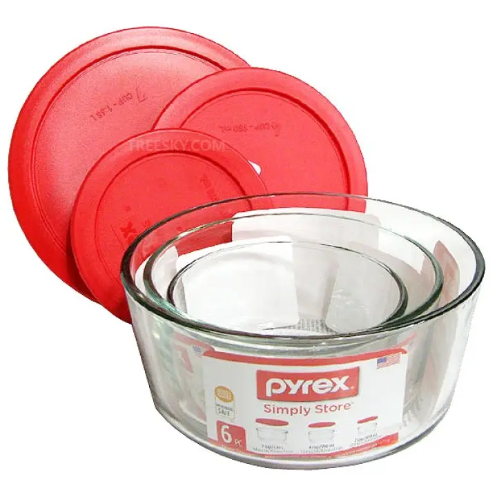 Pyrex Simply Store 6pc Round Food Container Set W Lid Lazada Pyrex Simply Store 6pc Round Food Container Set W Lid Lazada