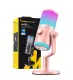 MAONO DM30 RGB / DM30RGB PROGRAMMABLE USB GAMING CONDENSER MICROPHONE WITH CONTROLLABLE RGB LIGHTING, CARDIOID PATTERN AND ADJUSTABLE WITH MAONO LINK. 