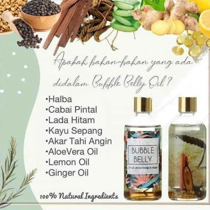 Minyak Bubble Belly Viral Lazada