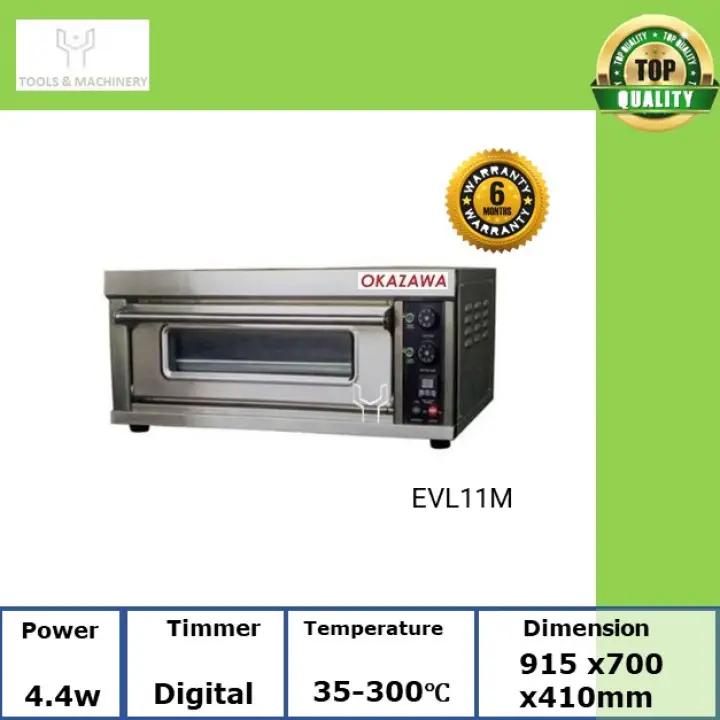 Okazawa Electric Oven 1 Deck 1 Tray Commercial Use 4400w 35 300 Lazada