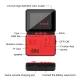 M30 1500+ Games 16-Bit Retro Classic Video Game Console with 2.8 inch LCD Screen Support TV AV Output Handheld Gaming Player Data Frog. 