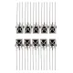 10pcs TL1838 VS1838B 1838 38Khz IR Infrared Receiver with Metal case. 