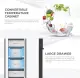 Haier 331L No-Frost Cooling Upright Freezer (Freezer &lt;&gt; Fridge) | HUR-331NE (Pembeku Dada Single Door 1 Door Refrigerator Chest Freezer Fridge Peti Pembeku 冷冻柜). 