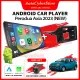 Perodua AXIA 2023 2024 G/X/SE/AVSPEC  D74A Casing 10" with Android Car player With PNP Socket FREE Reverse AHD Camera. 