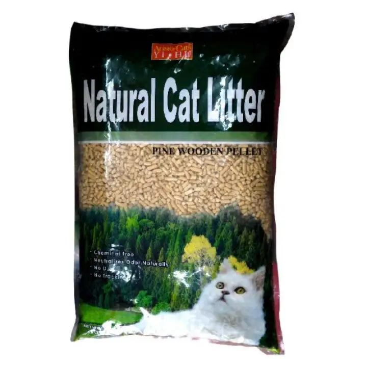 Malaysia Stock Natural Cat Litter Pine Wooden Pellet 10kg Lazada
