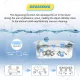 Ultrasonic Cleaner 0.8L 2L 3.2L 4.5L 6.5L 10L 15L 22L 30L Bath With Basket Ultrasonic Cleaning Digital Degas Heating Timer. 