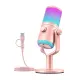 MAONO DM30 RGB / DM30RGB PROGRAMMABLE USB GAMING CONDENSER MICROPHONE WITH CONTROLLABLE RGB LIGHTING, CARDIOID PATTERN AND ADJUSTABLE WITH MAONO LINK. 