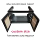 [PRE-ORDER] Basin Cabinet /Aluminum Basin Cabinet / Basin Cabinet For Existing Wash Basin / Basin Cabinet For Existing Tabletop / Custom Size Basin Cabinet (ETA:2022-07-30). 