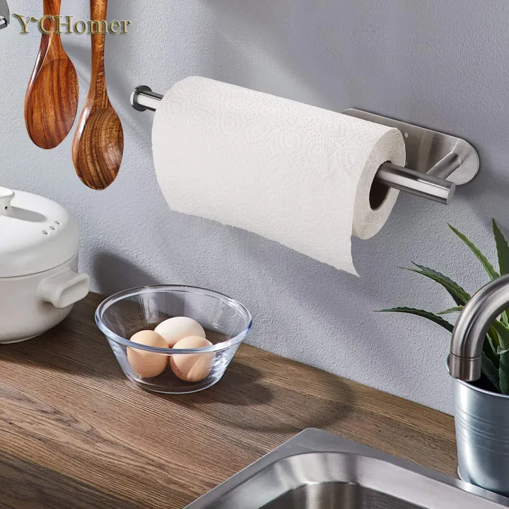 Ychomer Kitchen Paper Towel Holders, Best Under Cabinet Mount Paper Towel Holder Stainless Steel