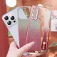 For Tecno POP 5 LTE BD4 BD4i BD4a Pop 5 Pro BD4j BD4h Flash powder electroplating Wrist strap bracket Phone Case Whit lanyard. 