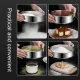 Stainless Steel Sifting Sifter Flour Sieve Baking Flour 60 Mesh Filter Sieve Filter Bakery Tool 15/20/25/30cm. 