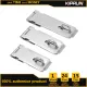 KIPRUN Stainless Steel Padlock Clasp Anti Theft Door Lock Gate Hasp Staple Easy Install Door Lock Shed Latch Household Burglar-proof Hardware. 