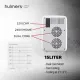 hulmers - 15L Portable Mini Fridge Home Use & Car Use Dual Core Motor Dual Function Cooling & Warmer. 