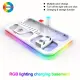 Multifunctional Charging Dock With RGB LED Lighting For Nintendo Switch & Switch Oled Storage Racks NS Pro Charger Base. 