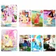 8MA46AF3H3 Original KAYOU My Little Pony Card Box Anime Rare Cute Twilight Sparkle Rainbow Dash Collection Transparent Flash Kids Gift. 