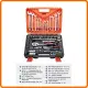 PRODIY 61PCS Combination Spanner socket wrench set ratchet wrench Repair Box Set Hardcase Tool Kit Hardware. 