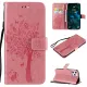 Phone Case For Huawei Mate 30 / 30 Pro / Mate 20 / 20X / 20 Pro / Mate 10 / 10 Pro / Mate 9 Tree Cat Leather Wallet Card Slot Flip Cover Casing. 