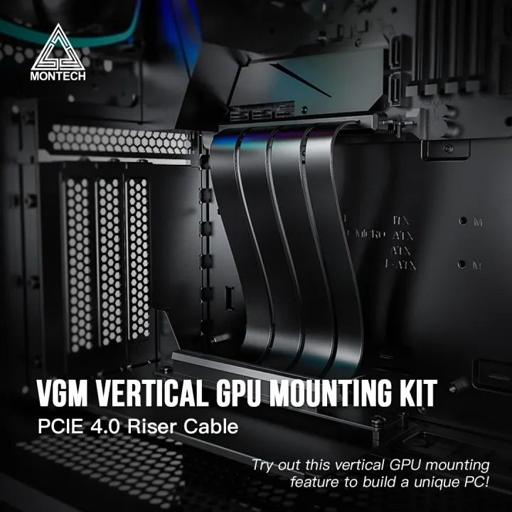 # MONTECH Vertical GPU Mounting Kit # [BLACK/WHITE]