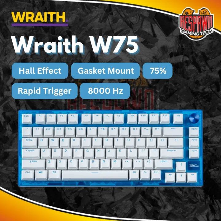 Wraith W75 Analog HE Keyboard - Founder's Edition (Blue)